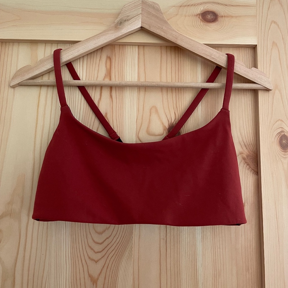 Wunder Train Strappy Racer Bra Light Support, A/B Cup Size 8